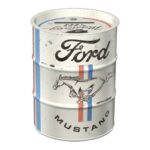 Nostalgic-Art Κουμπαράς Oil Barrel Ford Mustang - Horse & Stripes Logo