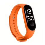 Smartwatch Led Λουράκι Σιλικόνης Orange