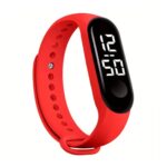 Smartwatch Led Λουράκι Σιλικόνης Red