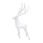 3D Printed Christmas Deer - White - Handmade