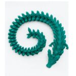 3D Printed Dragon Tirquoise - Handmade - Image 2