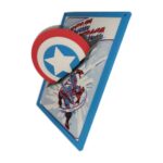 3D Printed Captain America Comic Cover Pop Out - Handmade - Image 2