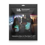 Illuminated Apparel Interactive Glow In The Dark T-Shirt (Black 12-14 Years)