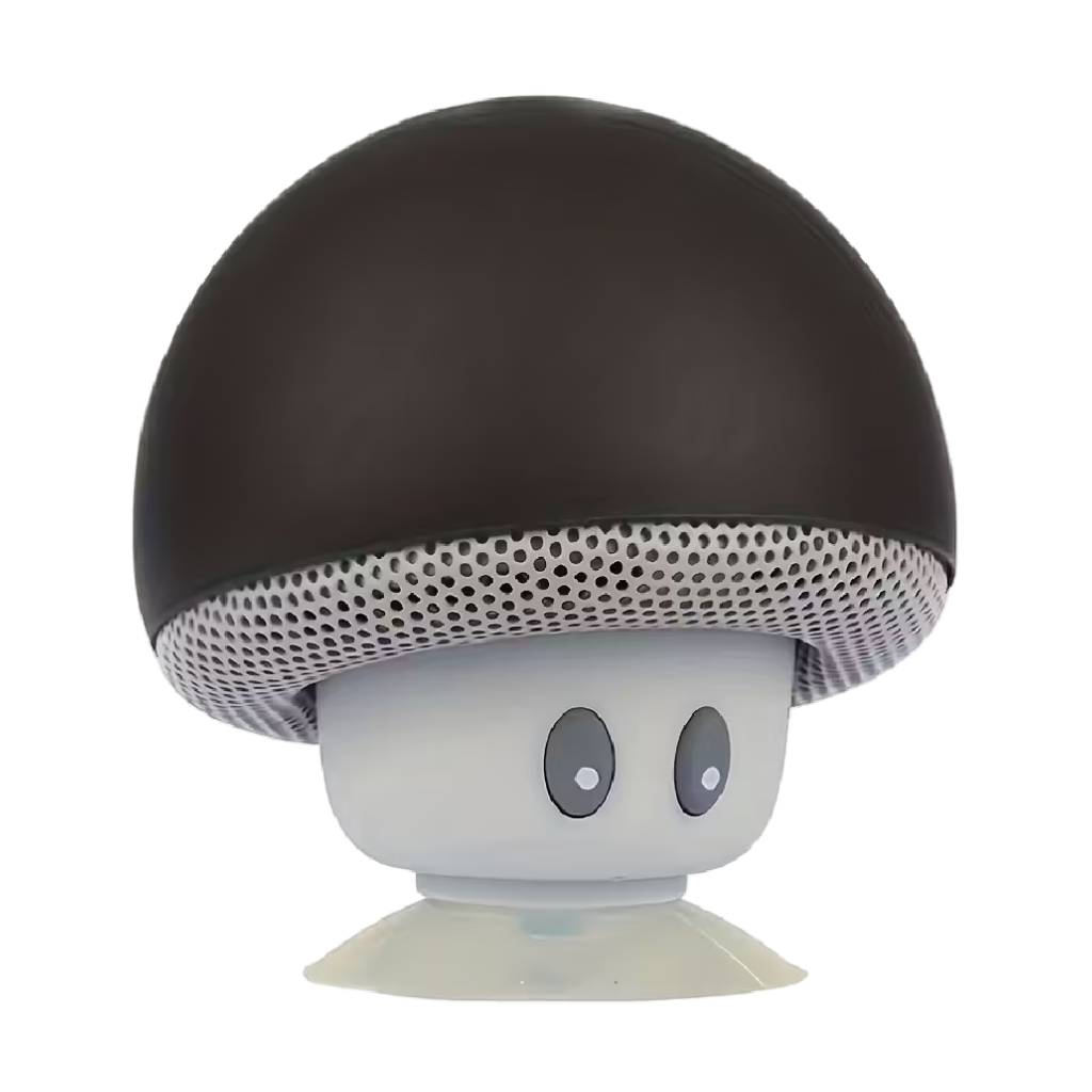 Mini-Wirless-Speaker-Mushroom-Black Mini Wirless Speaker Mushroom - Black - Image 1