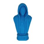 3D Printed Statue Miles Morales Blue - Handmade