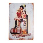 Μεταλλική Πινακίδα Got A Little Captain 30x20cm