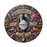 Μεταλλική Πινακίδα Στρογγυλή Hendricks 20cm