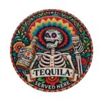 Μεταλλική Πινακίδα Στρογγυλή Tequila 20cm