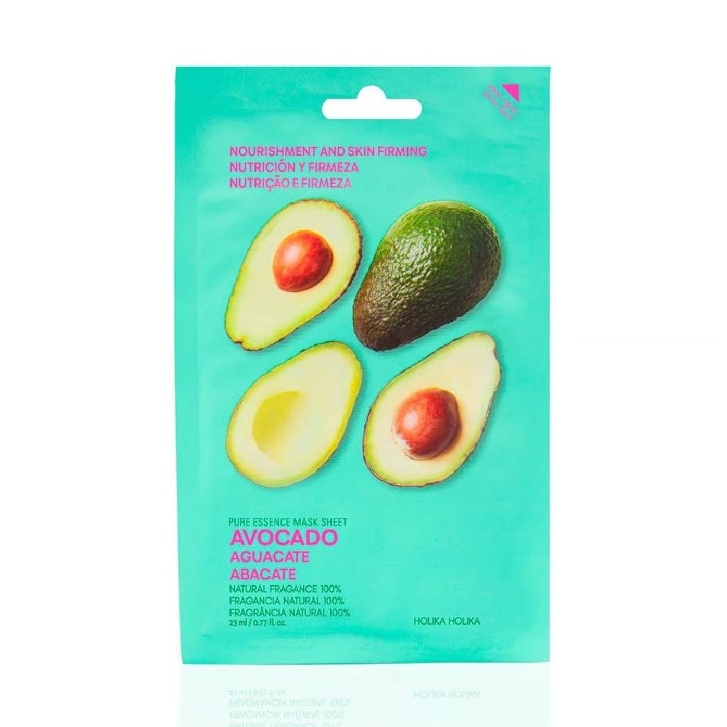 Holika Holika Pure Essence Mask Sheet Avocado 23ml Holika Holika Pure Essence Mask Sheet Avocado 23ml - Image 1
