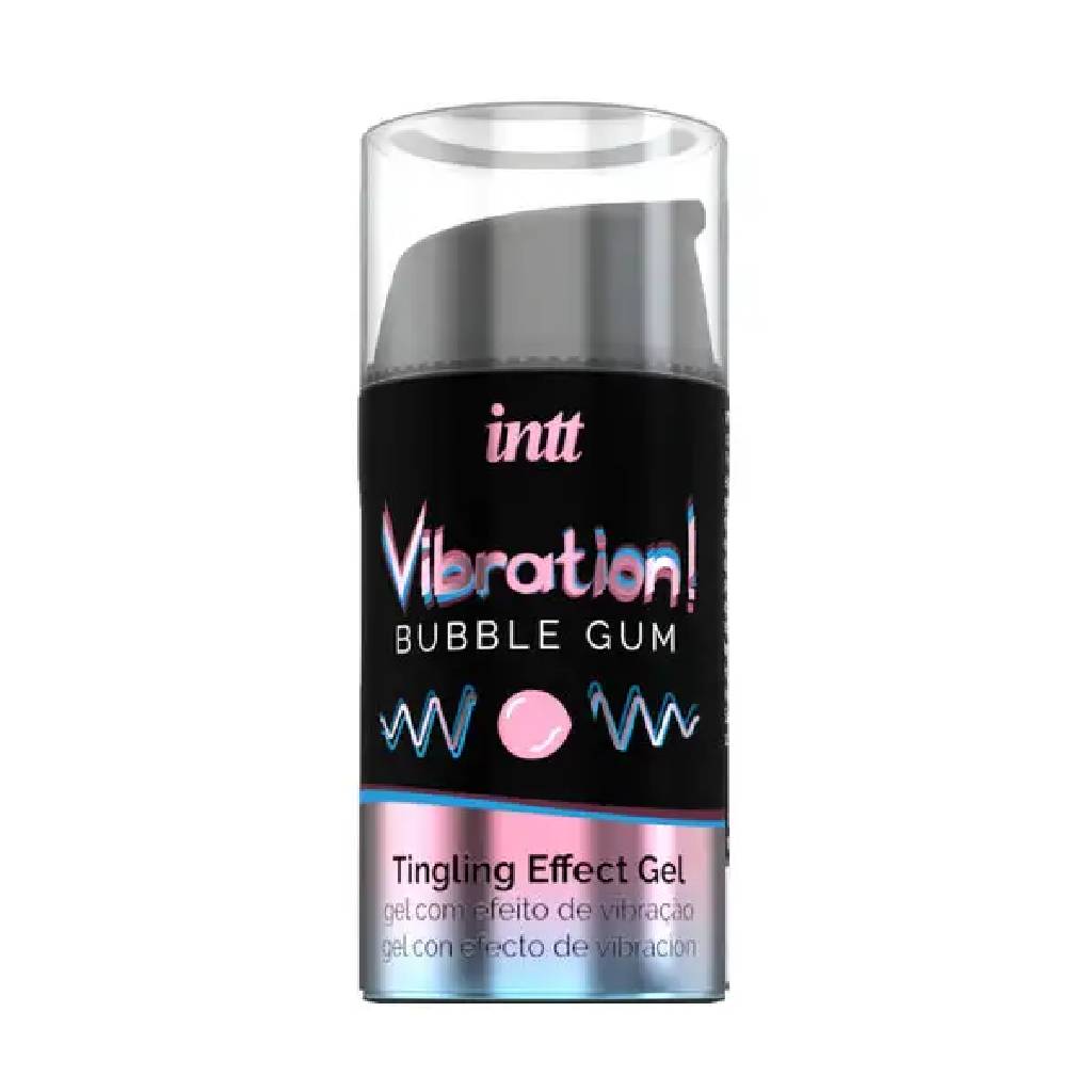 Intt diegertiko tzel Vibration tsixlofouska 15ml Intt Διεγερτικό Τζελ Vibration Τσιχλόφουσκα 15ml - Image 1