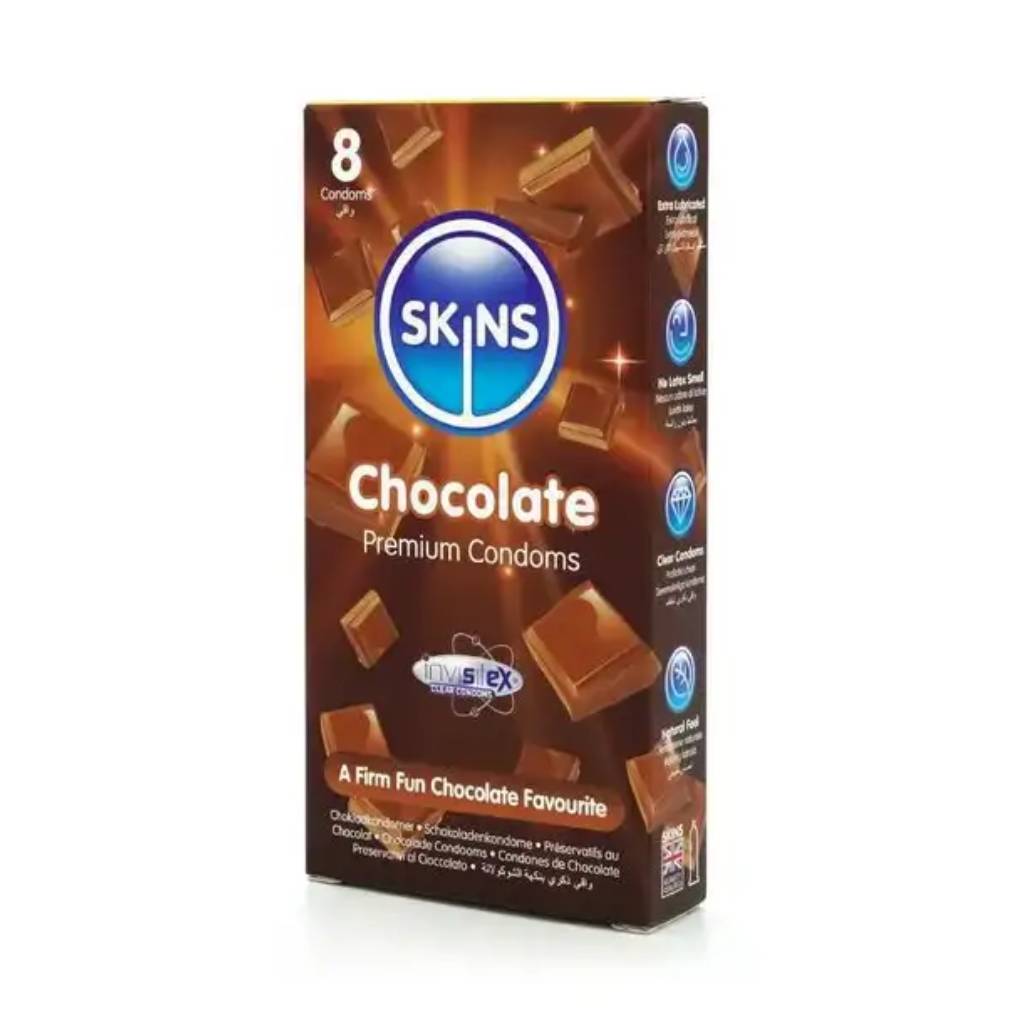 Skins profilaktika sokolata 8tmx Skins Προφυλακτικά Σοκολάτα 8τεμ - Image 1